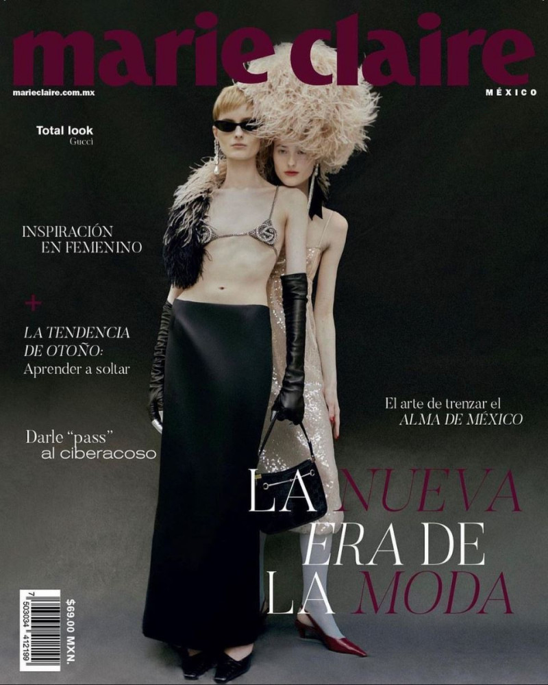 Sterre Haket, Meerle Haket featured on the Marie Claire Mexico cover from September 2023