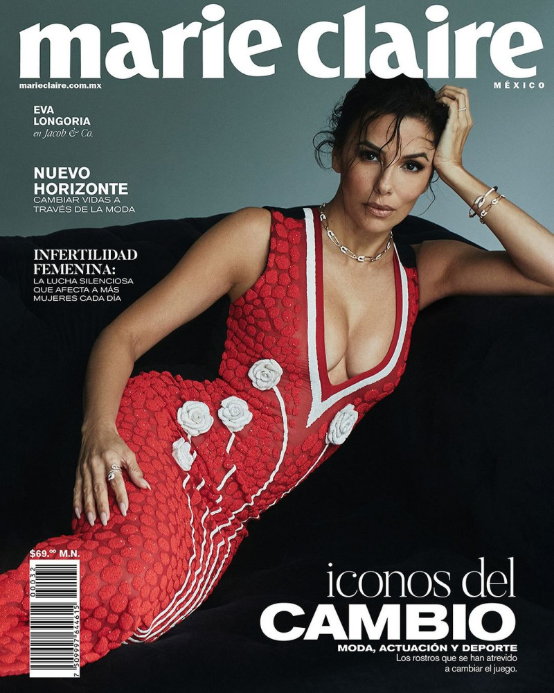 Eva Longoria featured on the Marie Claire Mexico cover from July 2024