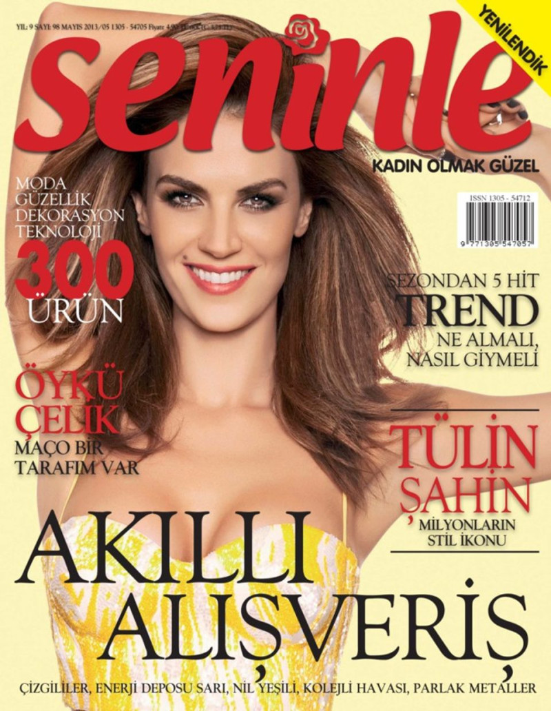 Tülin Sahin featured on the Seninle cover from May 2013