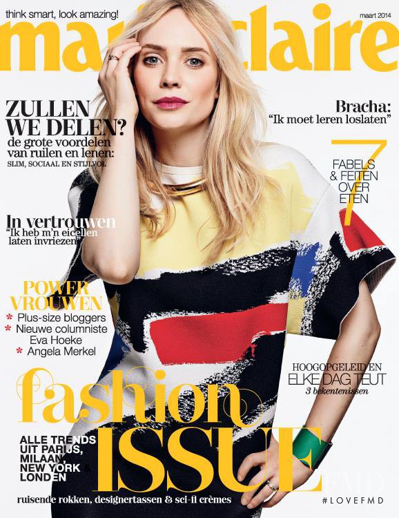  featured on the Marie Claire Netherlands cover from March 2014