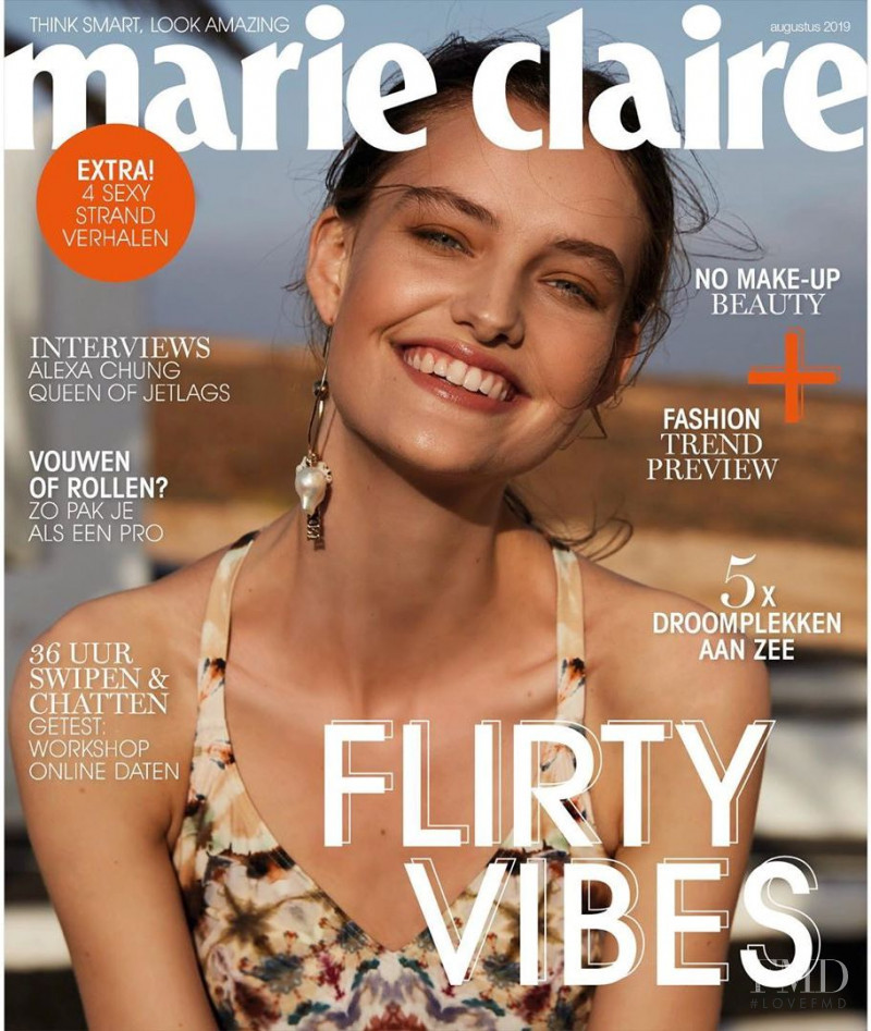  featured on the Marie Claire Netherlands cover from August 2019