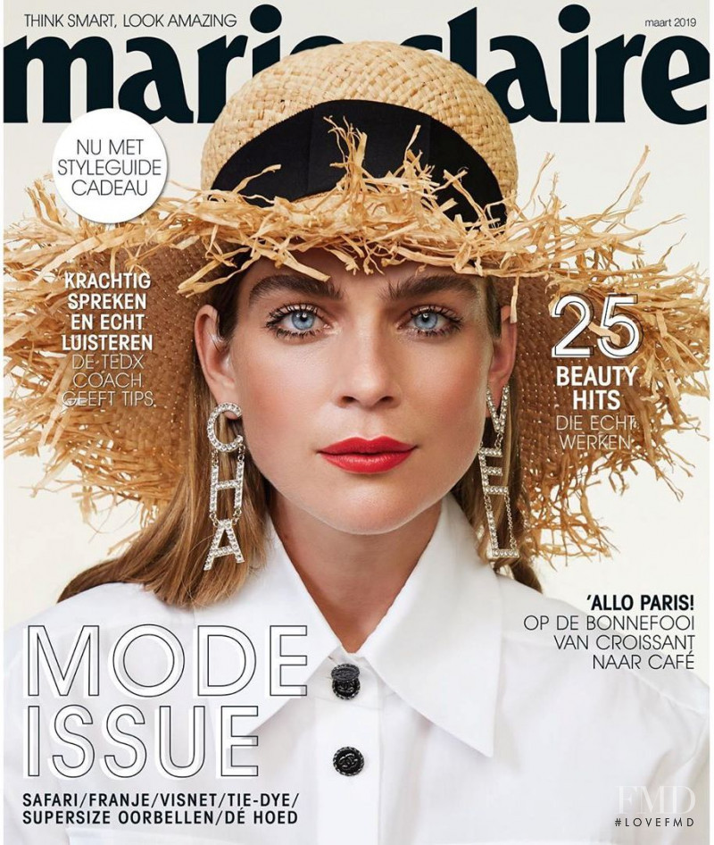  featured on the Marie Claire Netherlands cover from March 2019