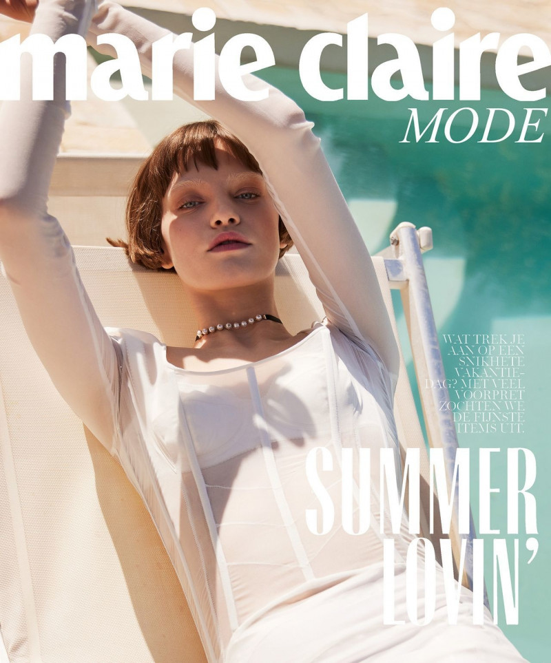 Lise Sauve featured on the Marie Claire Netherlands cover from July 2023