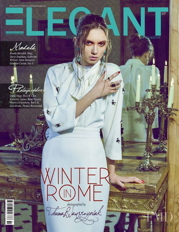 Ivana Stanojevic featured on the Elegant cover from June 2014