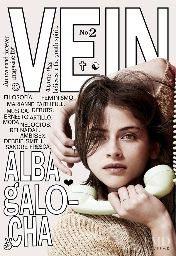 Alba Galocha featured on the Vein cover from March 2015