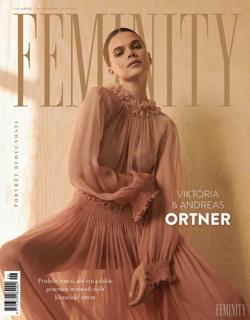 Viktoria Ortner featured on the Feminity cover from January 2021
