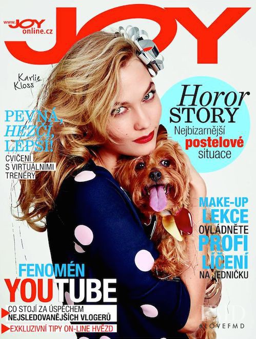 Karlie Kloss featured on the JOY Czech cover from March 2016