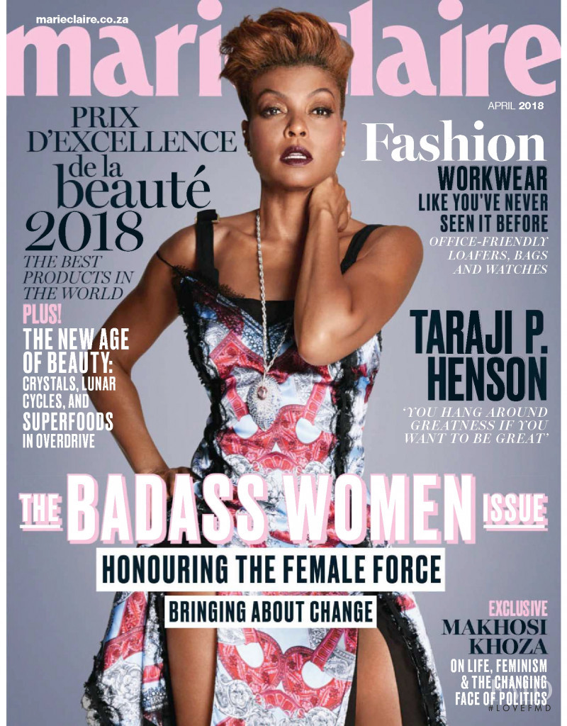  featured on the Marie Claire South Africa cover from April 2018