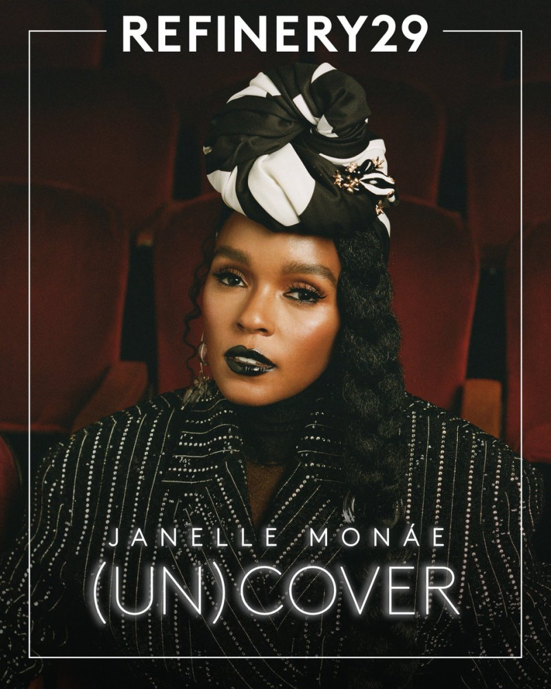 Janelle Monae featured on the Refinery29 screen from June 2018