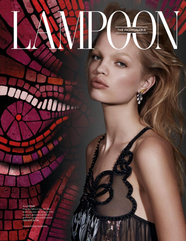Daphne Groeneveld featured on the Lampoon cover from May 2017