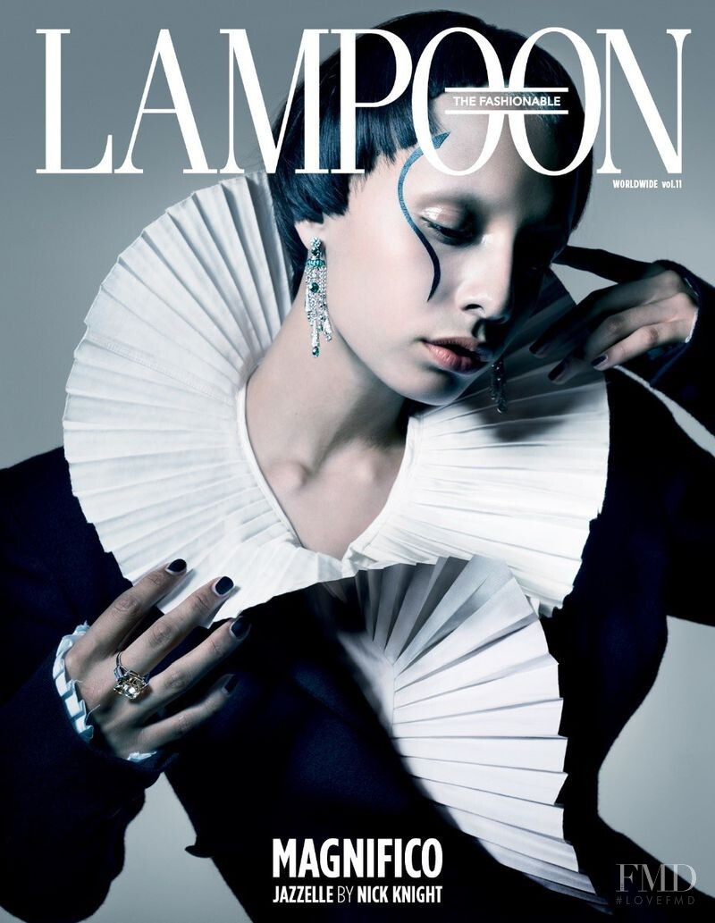Jazzelle Zanaughtti featured on the Lampoon cover from June 2019