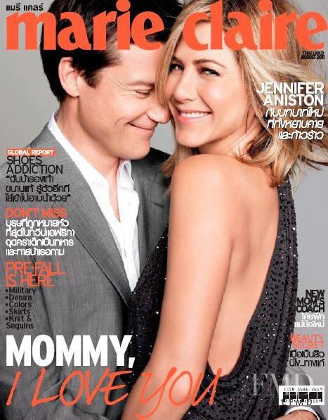 Jennifer Aniston featured on the Marie Claire Thailand cover from August 2011