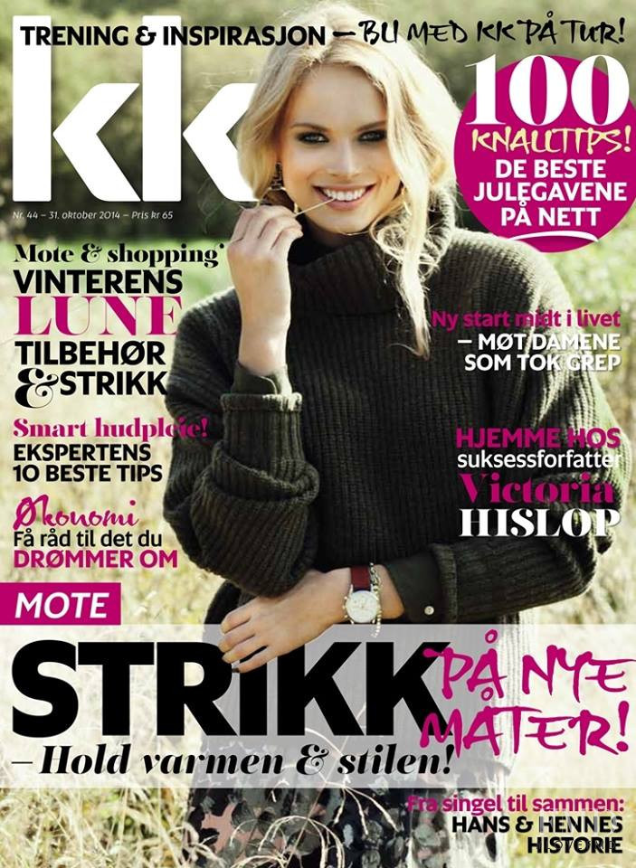 Victoria Germyn featured on the KK cover from October 2014
