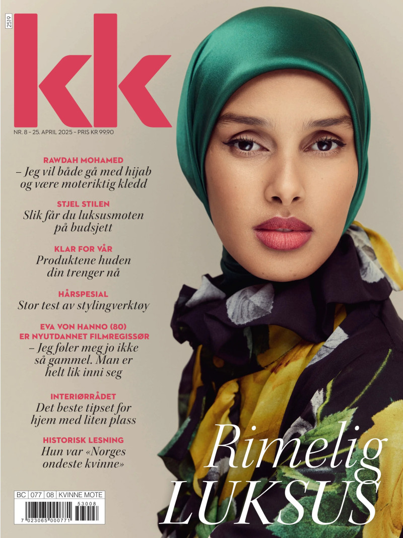 Rawdah Mohamed featured on the KK cover from April 2025