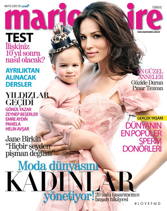 Guzi Duran featured on the Marie Claire Turkey cover from May 2010
