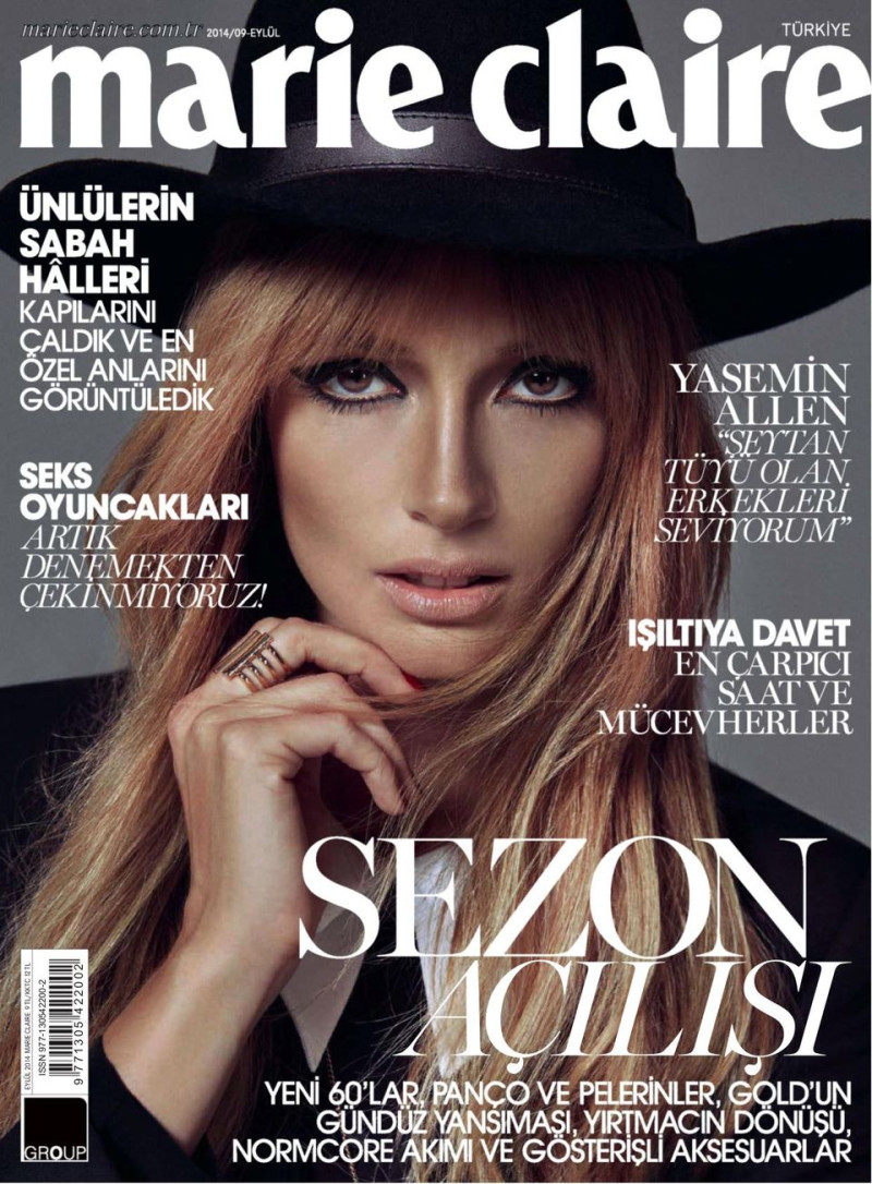  featured on the Marie Claire Turkey cover from September 2014