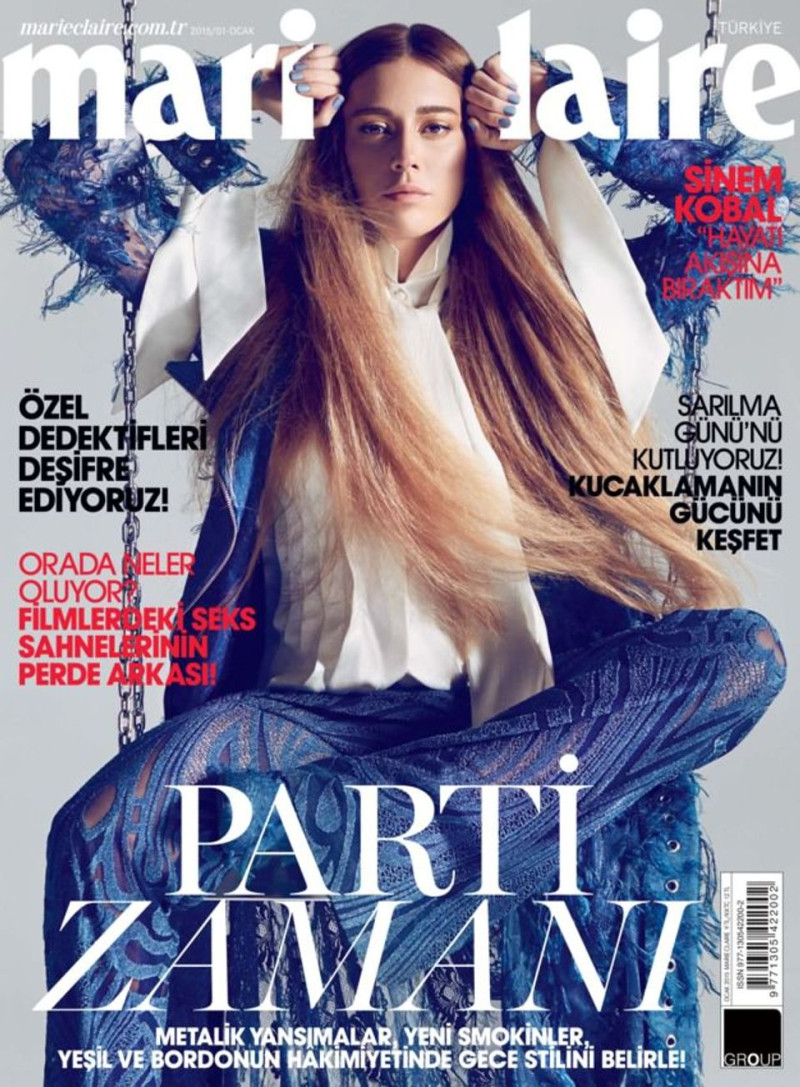  featured on the Marie Claire Turkey cover from January 2015