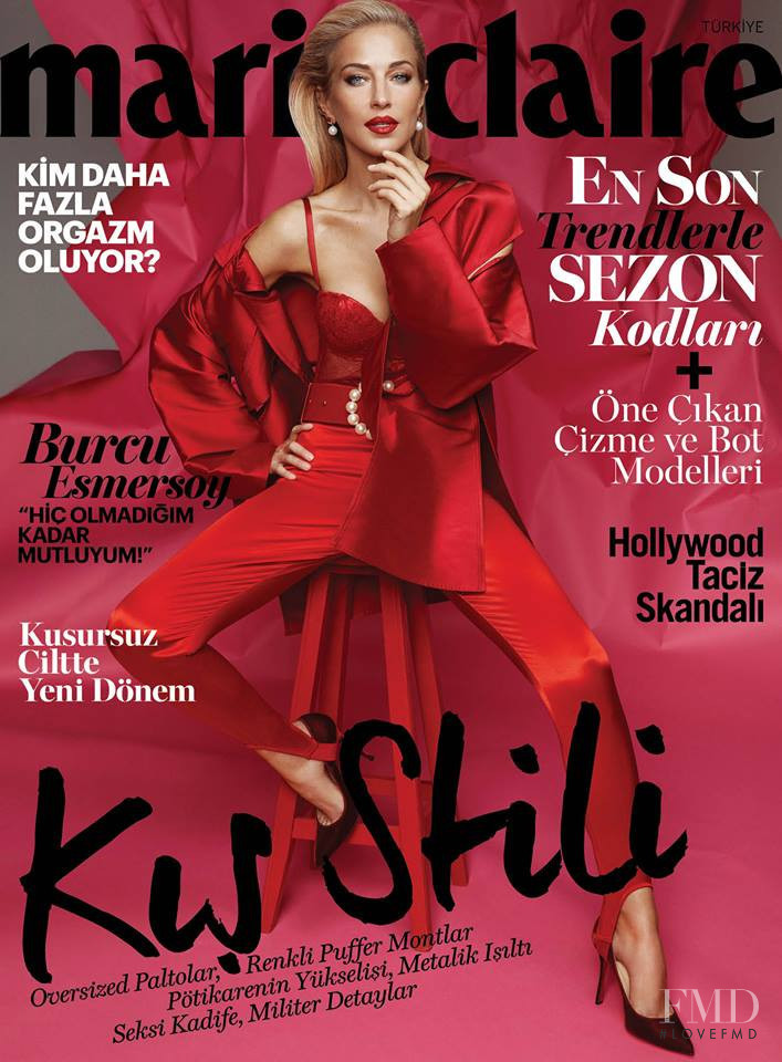  featured on the Marie Claire Turkey cover from November 2017