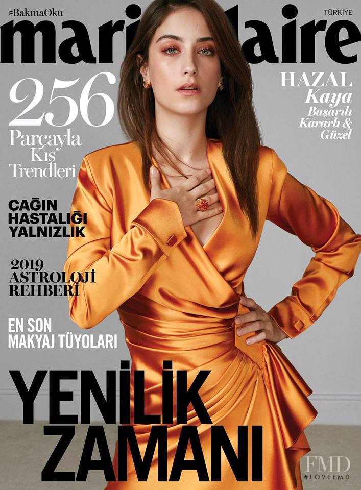  featured on the Marie Claire Turkey cover from December 2018