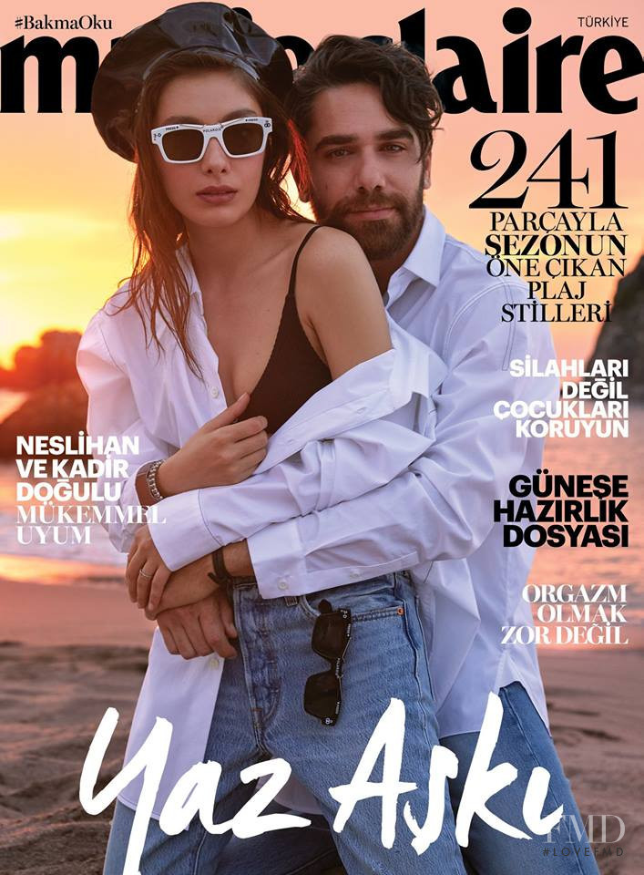 Neslihan Atagül Do?ulu & Kadir Do?ulu  featured on the Marie Claire Turkey cover from June 2018