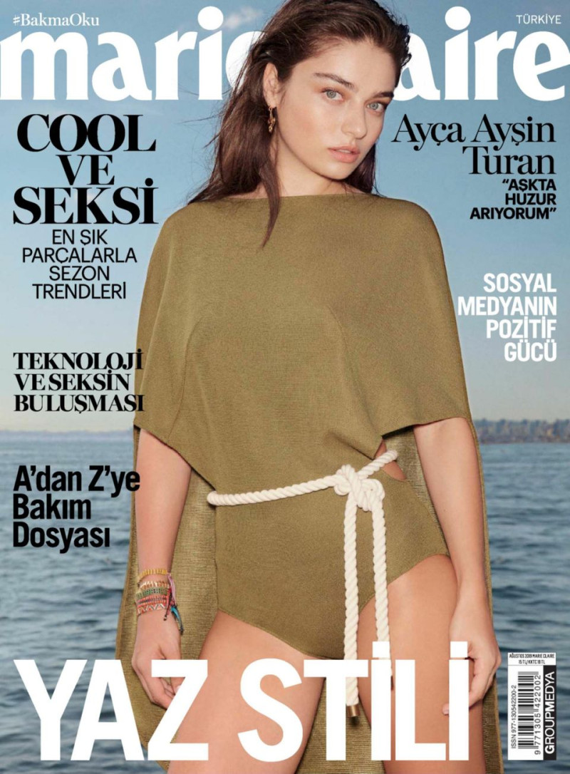  featured on the Marie Claire Turkey cover from August 2019