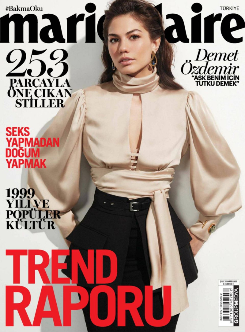  featured on the Marie Claire Turkey cover from February 2019