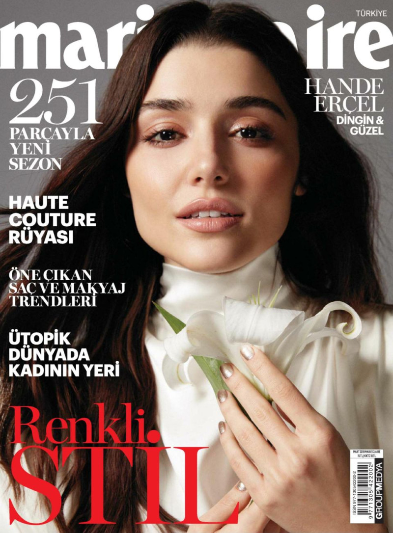  featured on the Marie Claire Turkey cover from March 2019