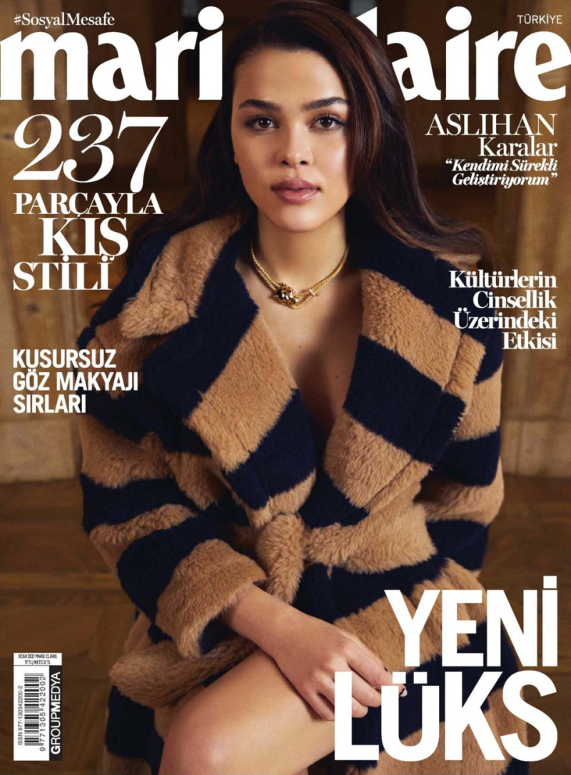  featured on the Marie Claire Turkey cover from January 2021