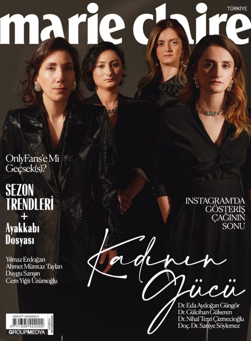  featured on the Marie Claire Turkey cover from November 2021