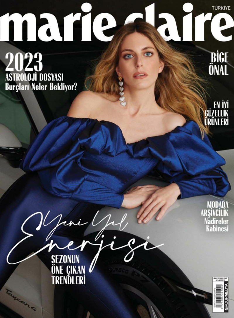  featured on the Marie Claire Turkey cover from December 2022