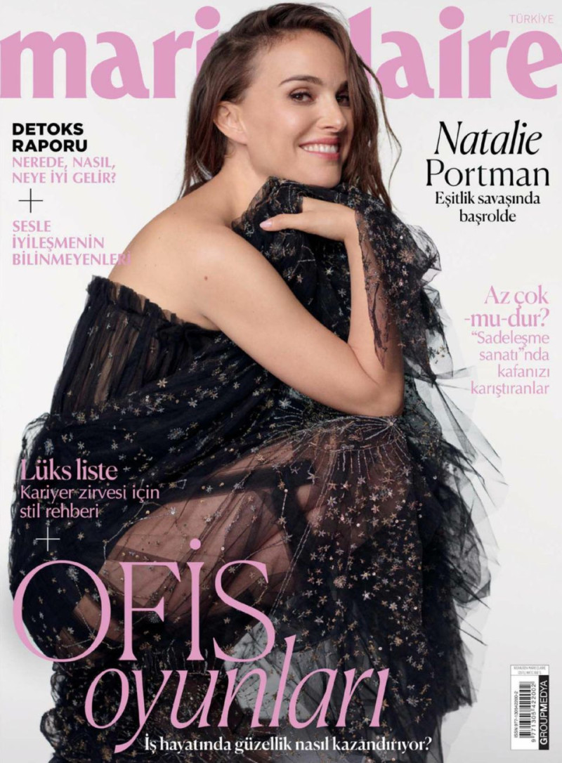 Natalie Portman featured on the Marie Claire Turkey cover from April 2024