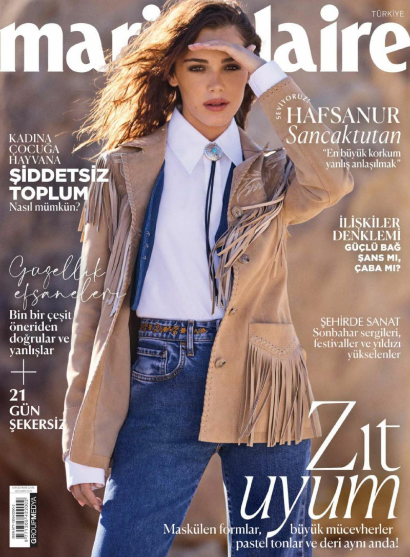  featured on the Marie Claire Turkey cover from October 2024