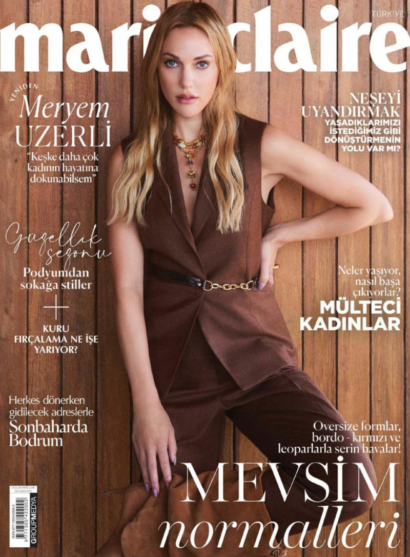  featured on the Marie Claire Turkey cover from September 2024