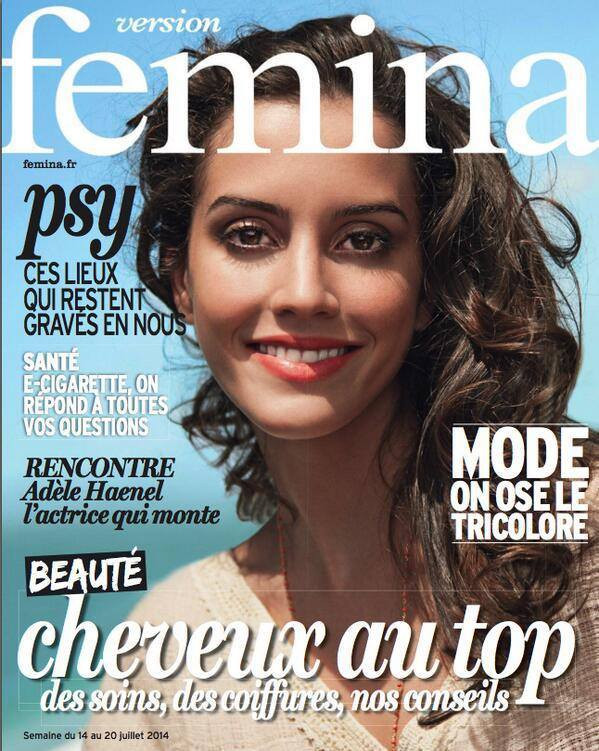 Ana Rotili featured on the Femina France cover from July 2014
