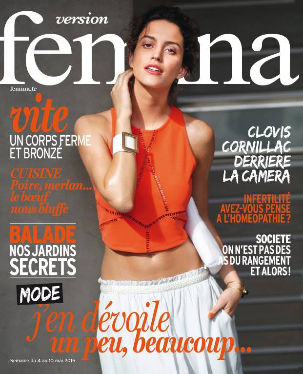 Ana Rotili featured on the Femina France cover from May 2015
