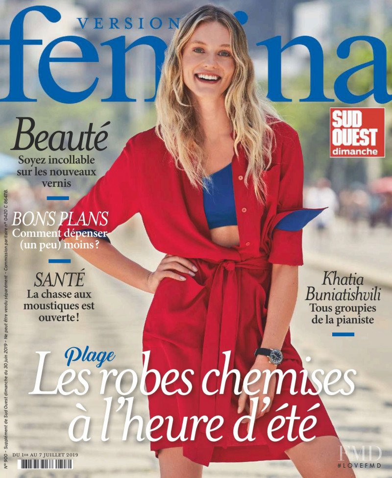  featured on the Femina France cover from July 2019