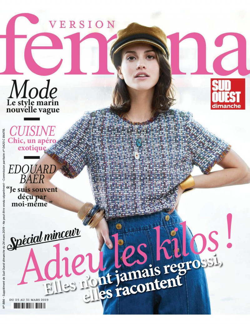 Ana Rotili featured on the Femina France cover from March 2019