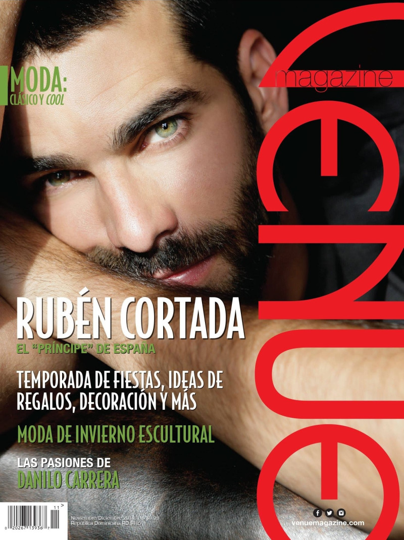 Ruben Cortada featured on the Venue cover from November 2014