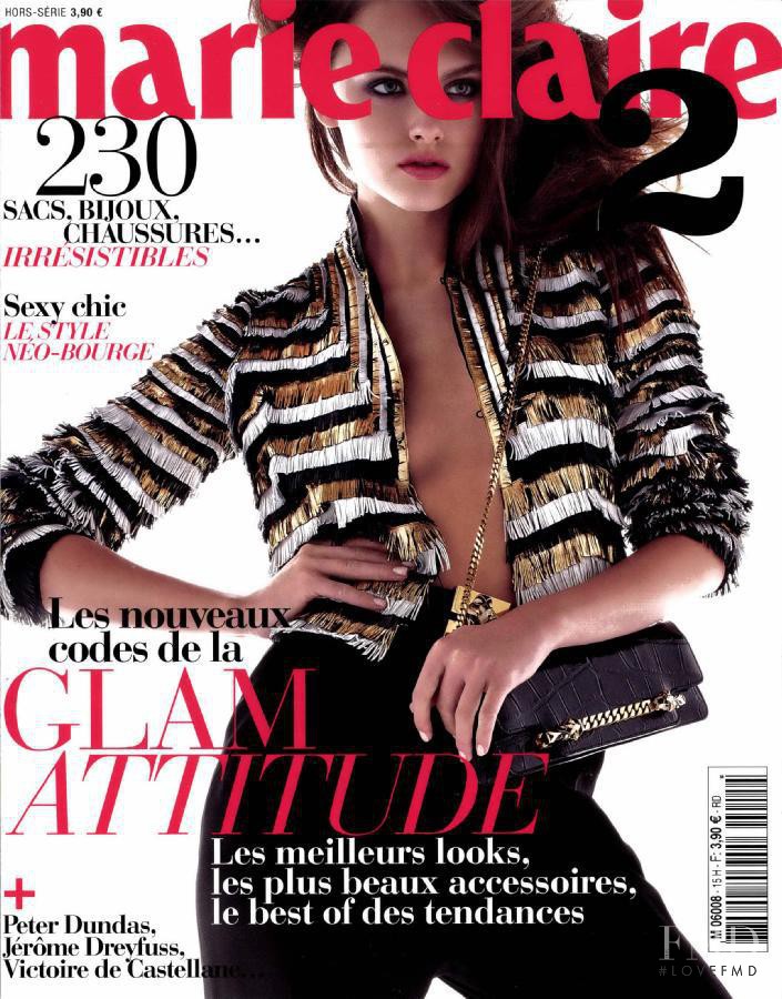 Zuzana Gregorova featured on the Marie Claire 2 France cover from February 2012