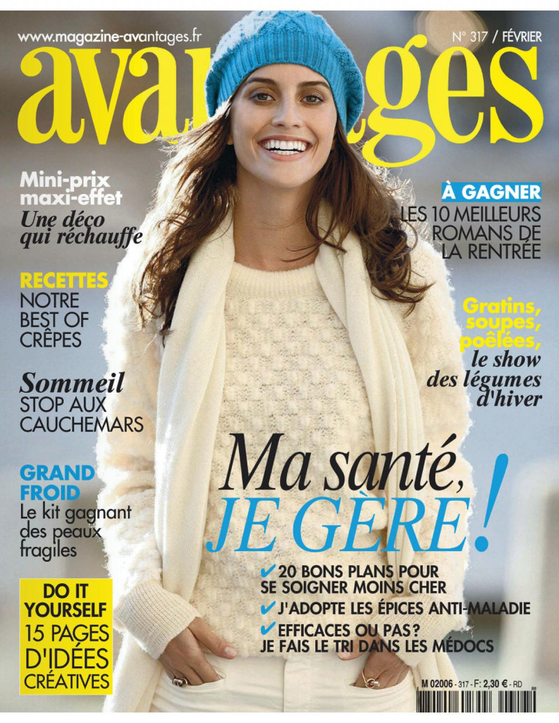 Ana Rotili featured on the Avantages cover from February 2015