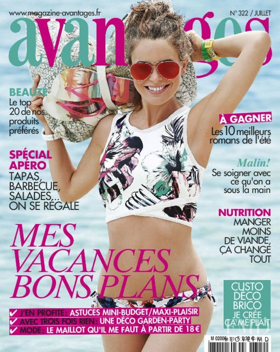 Ana Ponce featured on the Avantages cover from July 2016