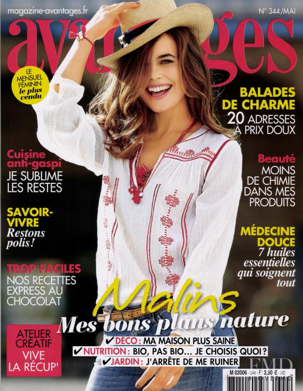 Ana Ponce featured on the Avantages cover from May 2017