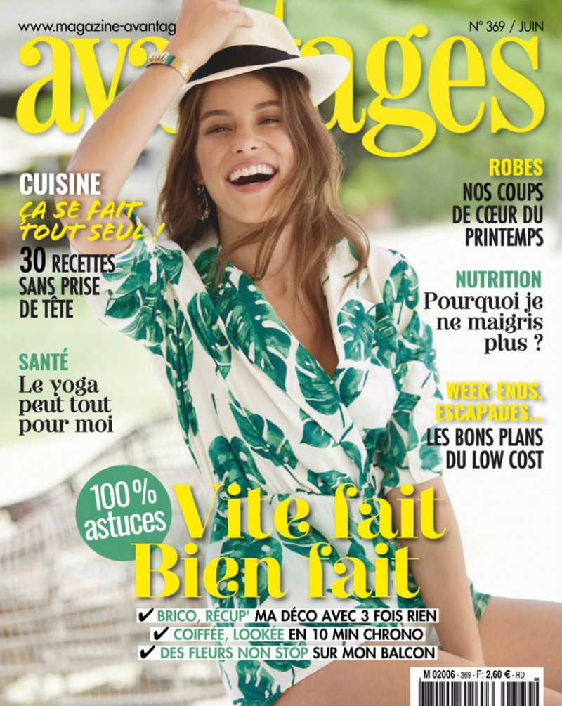  featured on the Avantages cover from June 2019