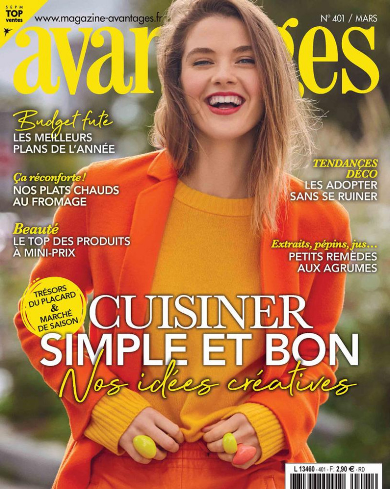  featured on the Avantages cover from March 2022