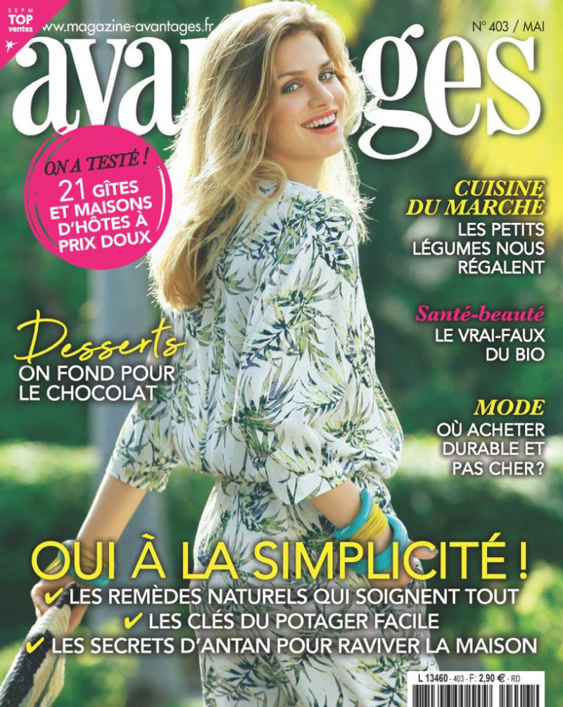  featured on the Avantages cover from May 2022
