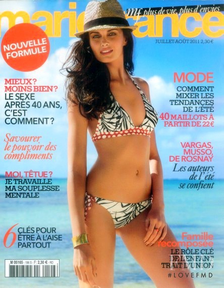 Viktoria Martyna Sobolewska featured on the Marie France cover from July 2011