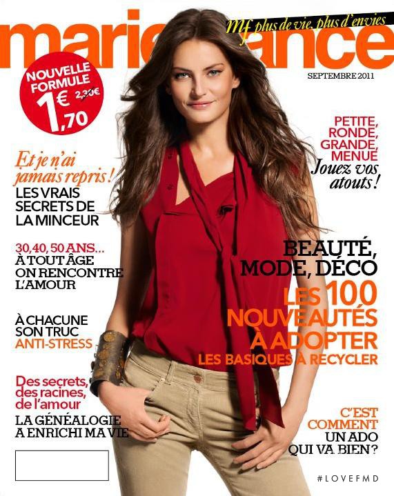  featured on the Marie France cover from September 2011