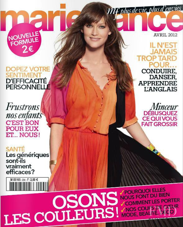 Denni Parkinson featured on the Marie France cover from April 2012