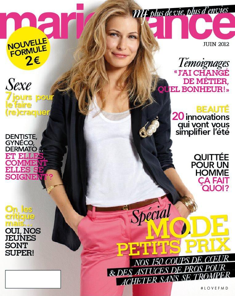  featured on the Marie France cover from June 2012