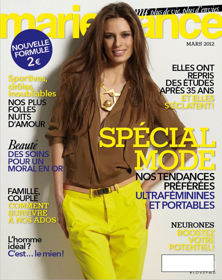  featured on the Marie France cover from March 2012